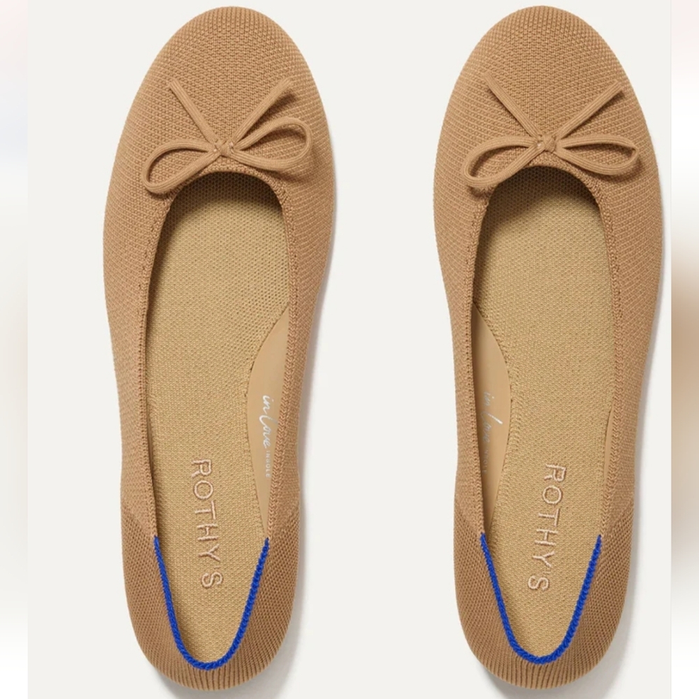 The Ballet Flats -In Love Insole, tan, Size 7